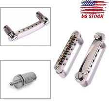 Roller Saddle Tune-O-Matic Guitar Bridge & Tailpiece for LP SG Electric Guitar