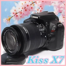 Canon EOS Kiss X7 Lightweight DSLR Camera with Accessories Compact Travel