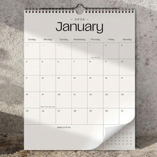 Beautiful 2026 Wall Calendar - Runs from January 2026 until July 2027 - Large 14
