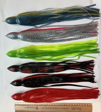 50pc OC50  Pro 12"  Big Game Trolling Lure Skirts Marlin Wahoo Dolphi TunaMarlin