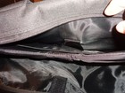 black synthetic computer bag, black, handles and shoulder strap. zipper closure — photo 8