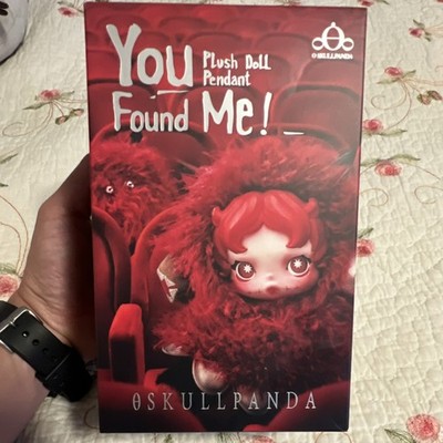 POP MART SKULLPANDA You Found Me! Series Plush Doll Pendant - Chomp