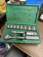 S-k Tools 38 11 Piece Sae Socket Set W Case No. 4222 Vintage Usa