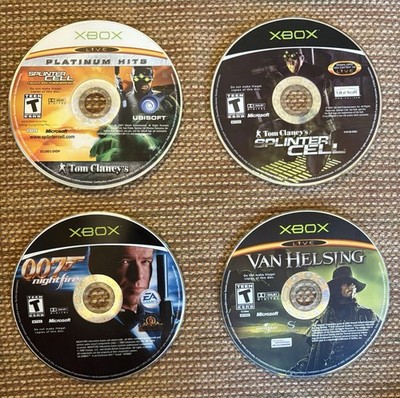 Xbox Games- Acceptable (Splinter Cell, 007 Nightfire, Van Helsing)