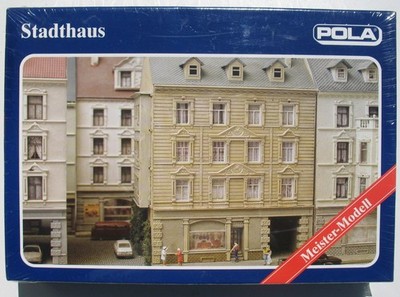 POLA 359 Stadthaus mit Laden Neu OVP Spur N Eisenbahn Bausatz Geschäft Haus