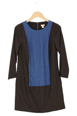 J.CREW Etuikleid Damen 36/S Schwarz Business Elegant Kleid