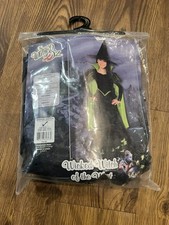 Rubies Wicked Witch of the West Wizard of Oz Child's Costume Size M 8-10 