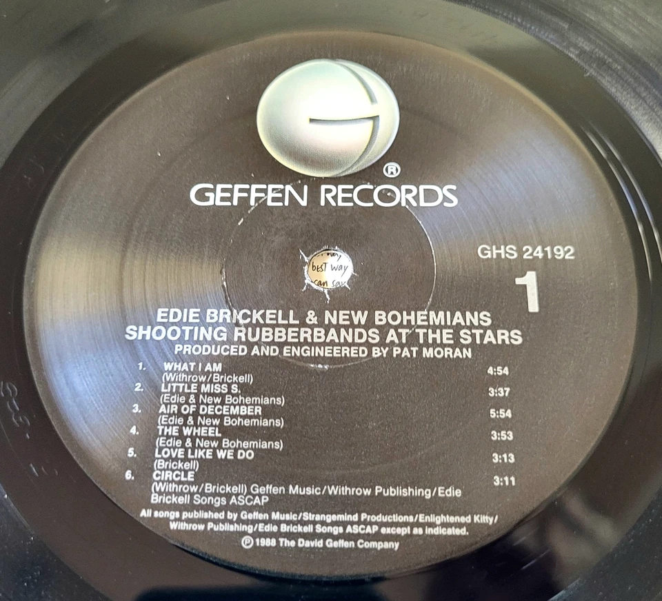Edie Brickell & New Bohemians, Shooting Rubberbands At The Stars Vinyl NM / Ex - Image 4 of 4