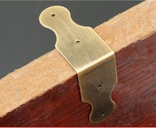 L Shaped Vintage Gold Corner Protector, 2" 0.9" Brass Decorative Box Corner...