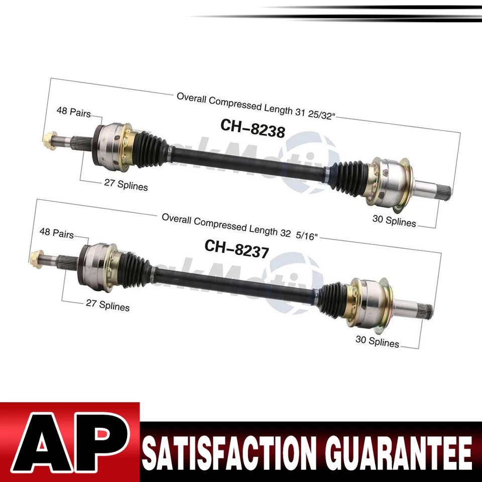 2 ejes traseros Surtrack CV para Dodge Challenger 2011-2014 Foto 4 de 4