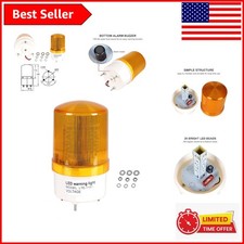 Durable 110v Led Emergency Beacon Light With Buzzer - Yellow Strobe Indicator