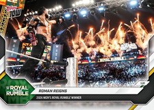 2026 Topps Now WWE #12 Roman Reigns Royal Rumble - QTY
