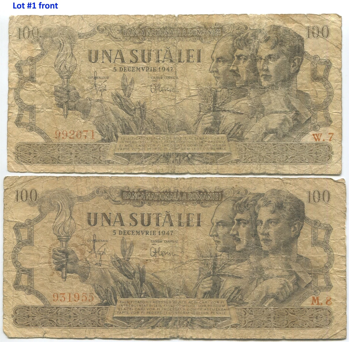 1947 Year Romanian Paper Money for sale | eBay