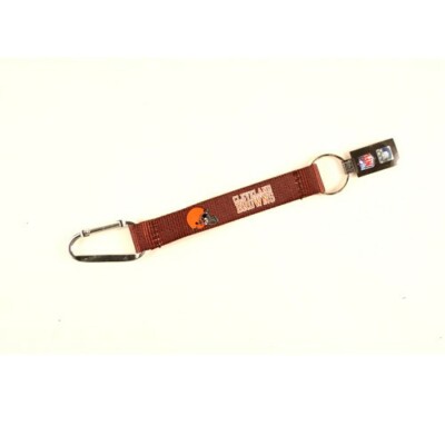 NFL Cleveland Browns 8'' Carabiner Keychain NWT Free Shipping