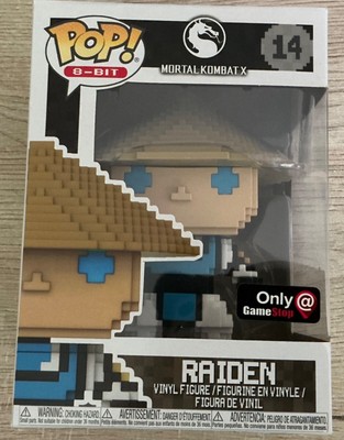 Funko Pop 8-Bit Mortal Kombat X Raiden 14 GameStop Exclusive 