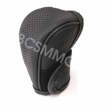 Car Gear Shift Gear Shift Knob Cover Black Leather Shifter Sleeve Protector Trim Car Gear Shift Gear Shift Knob Cover Black Leather Shifter Sleeve Protector Trim