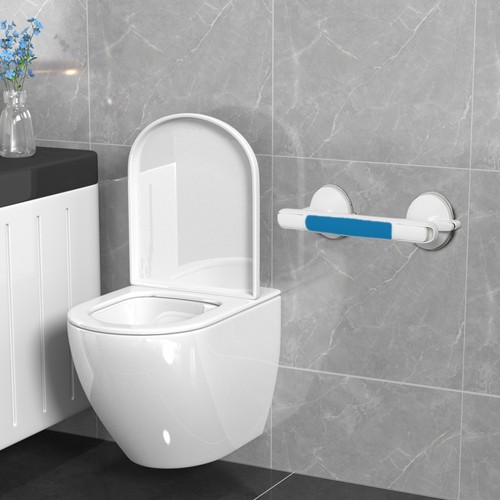 Suction Cup Grab Bar Large Handle Shower Bathroom Safety Support Hand Assit Rail - Picture 5 of 14