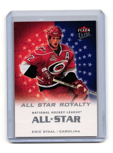 2008-09 Fleer Ultra All-Star Royalty #ASR17 Eric Staal Carolina Hurric SKU#16177 - Imagen 1 de 2