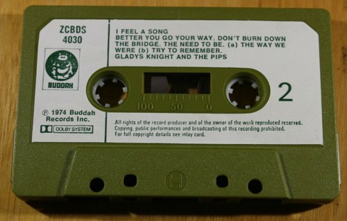 Gladys Knight & The Pips. I feel a song Cassette ZCBDS4030 - Picture 5 of 5