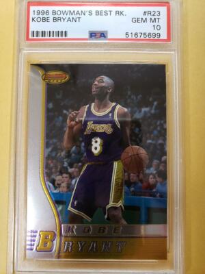 PSA10 Kobe Bryant RC NBA 1996 Bowman