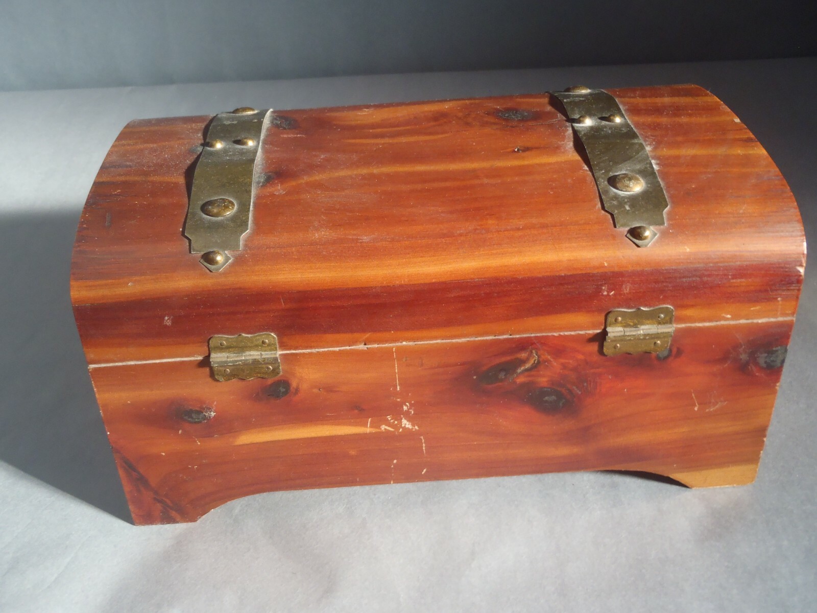 Vintage McGraw Box Company New York Treasure Trinket Chest Box Mirror 12072 eBay