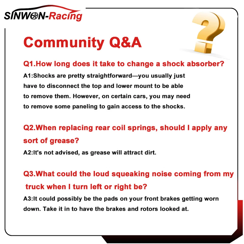 Front Pair Struts Shocks Fits 1984-1995 Toyota Pickup 2WD Left Right Foto 3 de 4