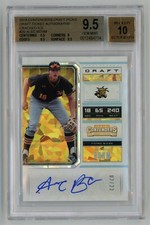 2018 Panini Contenders DP DT Autographs Cracked Ice /23 Alec Bohm BGS 9.5 w 10 A