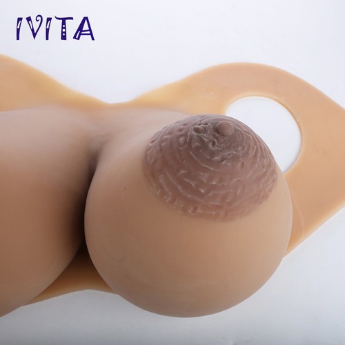 Crossdresser GG Cup Large Areola Full Silicone Breast Forms Artificial Boobs - Picture 11 of 12