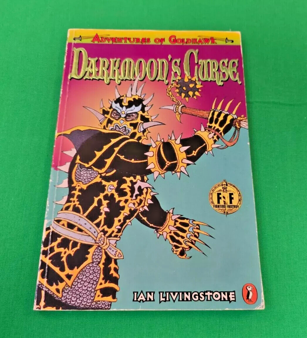 Darkmoon's Curse ***VGC US EDITION!!*** Adventures of Goldhawk Fighting Fantasy