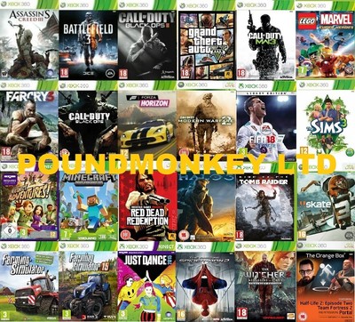 Xbox 360 Games Buy 1 Or Bundle Up Very Good Super Fast Delivery Ebay