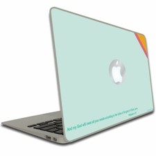 Philippians 4:19 Bible Verse Macbook Air or Macbook Pro Skin - FREE SHIPPING