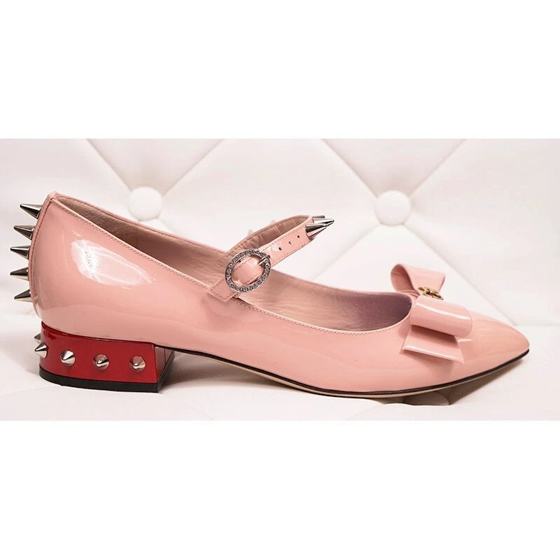 Gucci pink top shoes heels