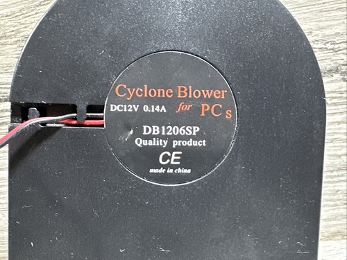 Cyclone Blower Case Fan ~ Model: DB1206SP L53 - Picture 2 of 3