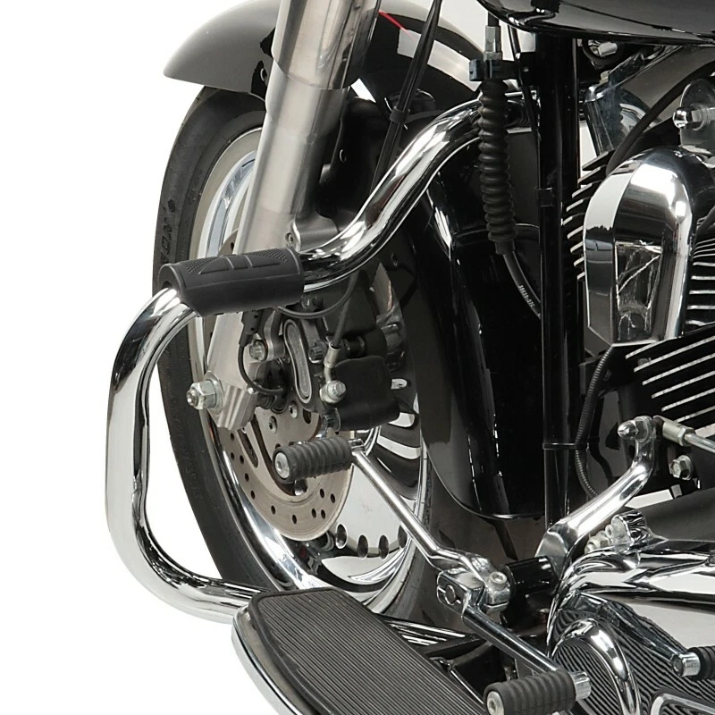 Paramotore per Harley Davidson Heritage Softail Classic 00-17 Mustache cromo - Immagine 4 di 4