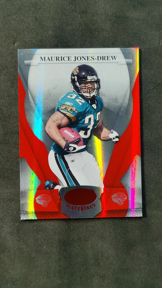 2008 Leaf Certified Materials Mirror Red /100 Maurice Jones-Drew #62 - Image 2 of 3