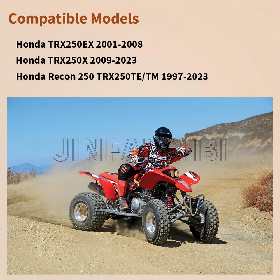 Kit completo de juntas con bujía para Honda Sportrax 250 TRX250EX TRX250X 2001-23 Foto 4 de 4