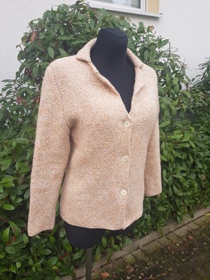 Peter Hahn damen dicke Strickjacke gr.40 bunt fast neu,100%Kaschmir