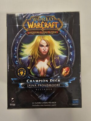 WOW WORLD OF WARCRAFT Champion Decks: Jaina Proudmoore Deck SEALED ENG