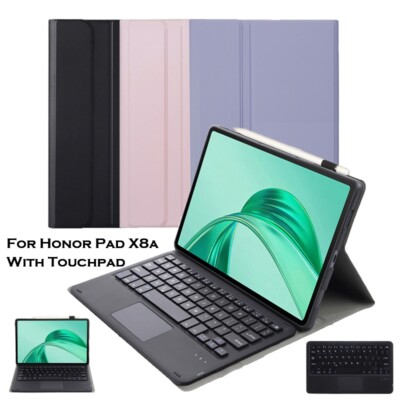 Touchpad Bluetooth Keyboard Cover Case For Honor Pad X8a NDL-W09