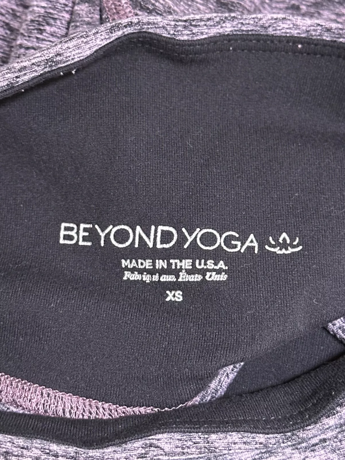 beyond-yoga biker pull on heather shorts