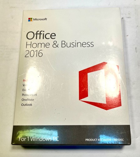 Microsoft Office 2016 Home & Business 1pc Download Lizenz MICROSOFT HOME & OFFICE 2016 WINDOWS 1PC SEALED | eBay
