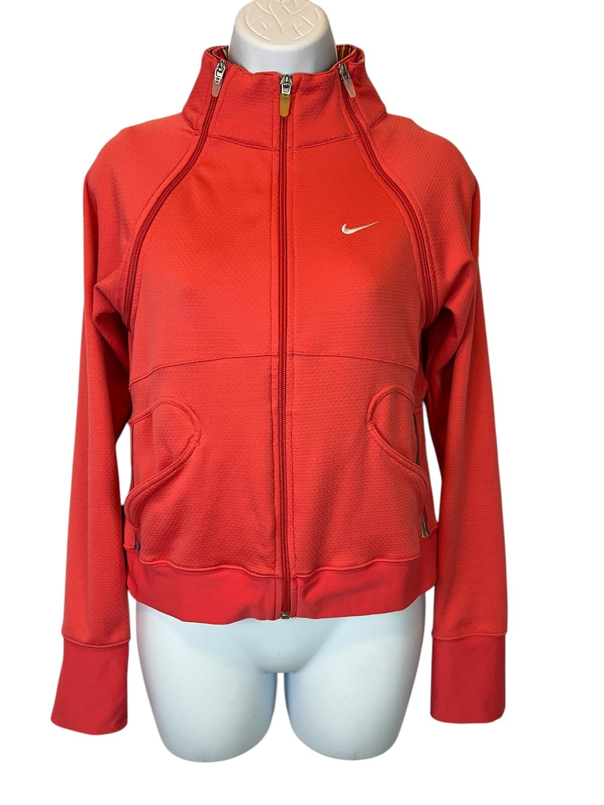 SACAI X NIKE Giubbotto giacca convertibile Nike Sphere Dry donna Activewear S 4 6 rosa corallo