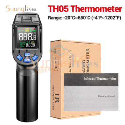 TH05 Infrared Thermometer Color Display Non-contact Temperature Gun -20 ~650 