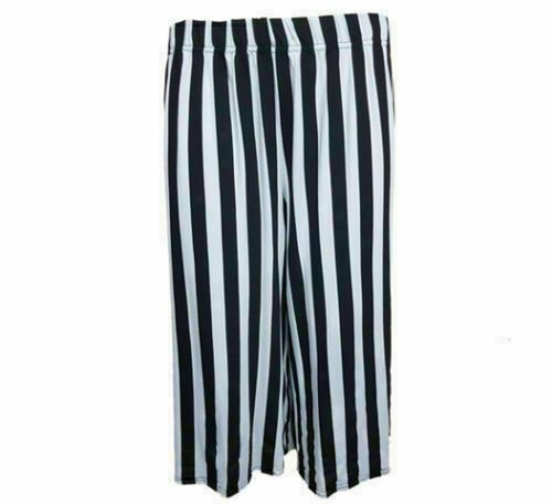 Pantalones Cortos Culottes Mujer Pierna Ancha Damas Elástico Estampado Elástico Talla Grande - Imagen 31 de 38
