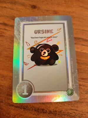 Doomlings Overlush Holofoil Card - Ursine