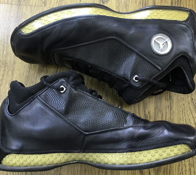 NIKE AIR JORDAN XVIII 18 LOW BLACK CHROME SILVER TOWEL BRED 306151-001 Size 12 Air Jordan 18 OG Low  main image 2