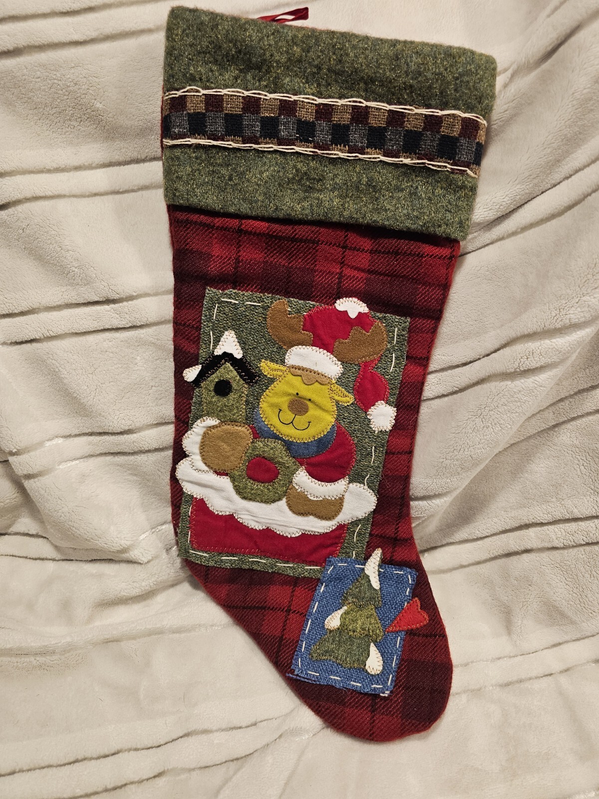 Dan Dee Collectors Choice Reindeer Christmas Stocking