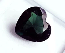 Heart Shape Natural Green Tourmaline 5.45 Ct Certified Loose Gemstone For Sale
