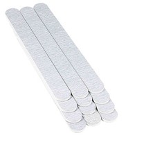 Pack of 12 - Zebra Nail Files, Professional Quality Grit 100/100 - Made in USA