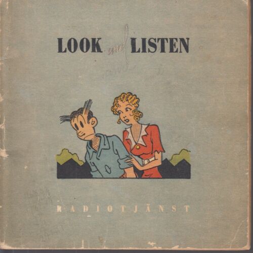 Blondie und Dankwart (Chic Young) - Comic als Radiokurs 1949 (Schweden) - Bild 1 von 1